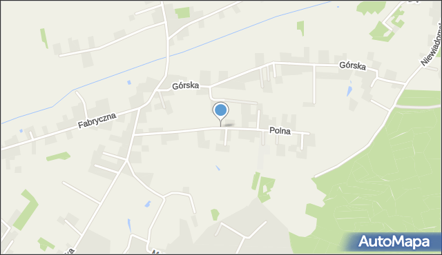 Szczerbice, Polna, mapa Szczerbice