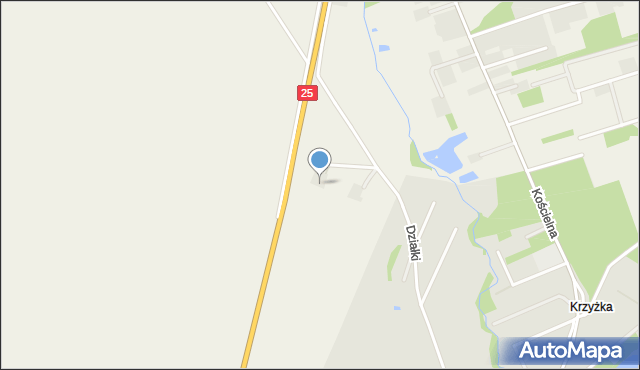 Szyszyn, Pole B, mapa Szyszyn
