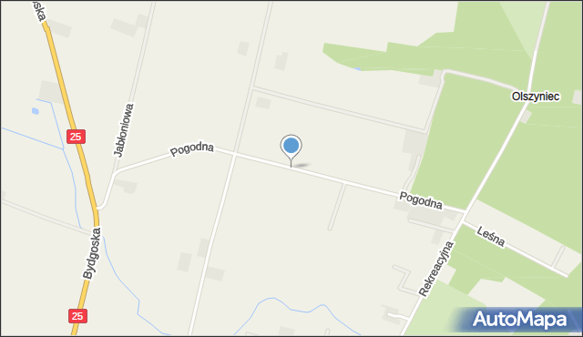 Tryszczyn, Pogodna, mapa Tryszczyn