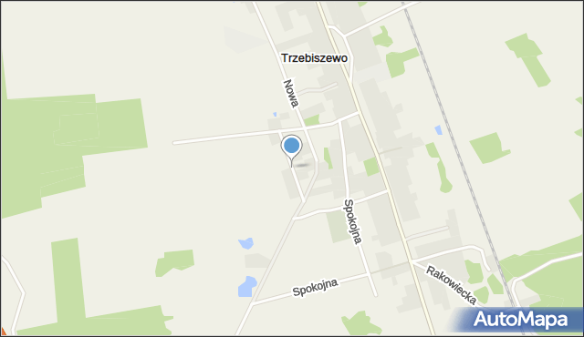 Trzebiszewo, Podlaska, mapa Trzebiszewo