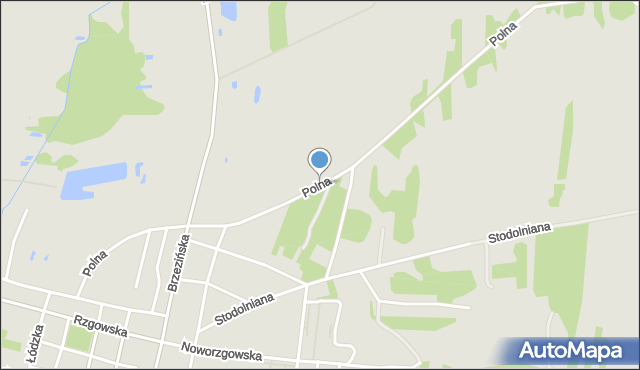 Tuszyn powiat łódzki wschodni, Polna, mapa Tuszyn powiat łódzki wschodni