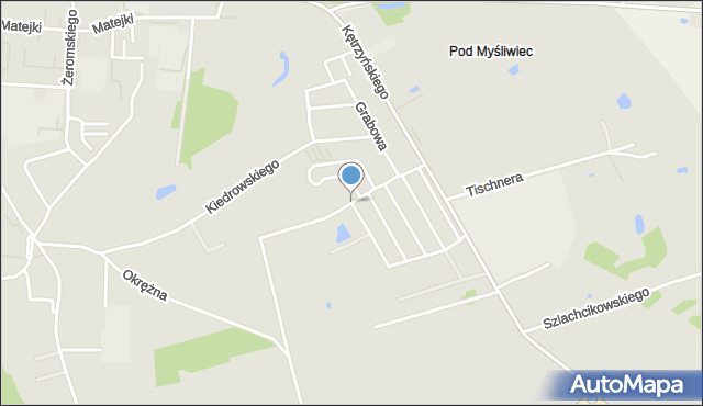 Wąbrzeźno, Polna, mapa Wąbrzeźno