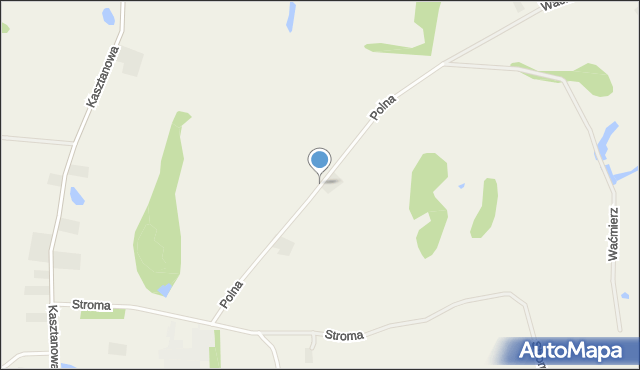 Waćmierz, Polna, mapa Waćmierz