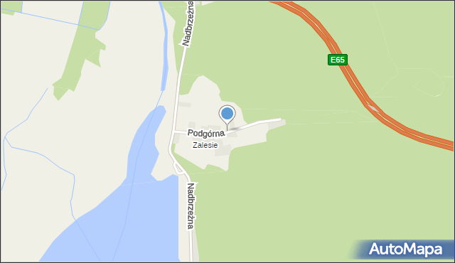 Wicko gmina Międzyzdroje, Podgórna, mapa Wicko gmina Międzyzdroje