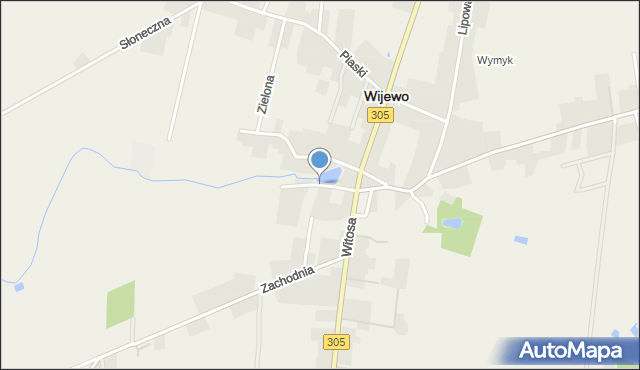 Wijewo, Poselska, mapa Wijewo