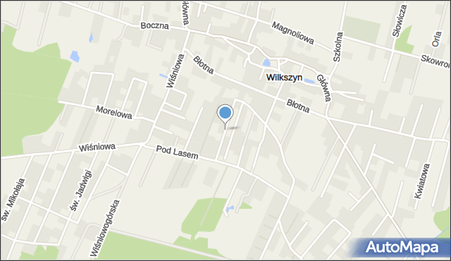 Wilkszyn, Pogodna, mapa Wilkszyn