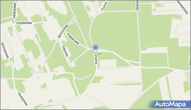 Wólka-Wojciechówek, Polna, mapa Wólka-Wojciechówek