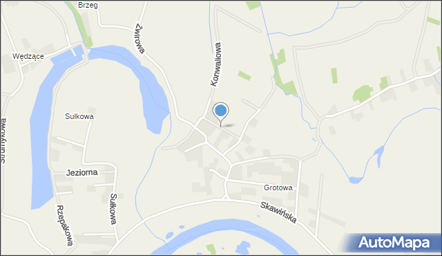 Wołowice, Pod Lipą, mapa Wołowice