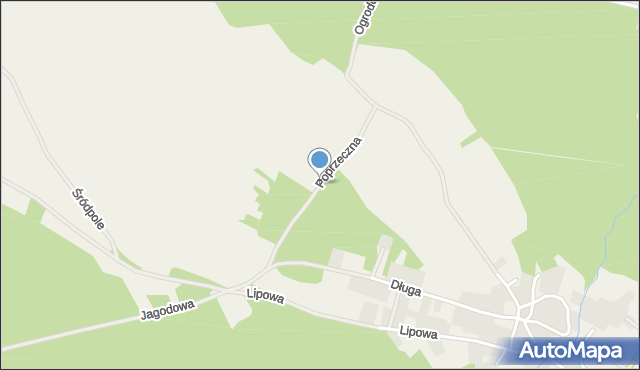 Wrzelowiec, Poprzeczna, mapa Wrzelowiec