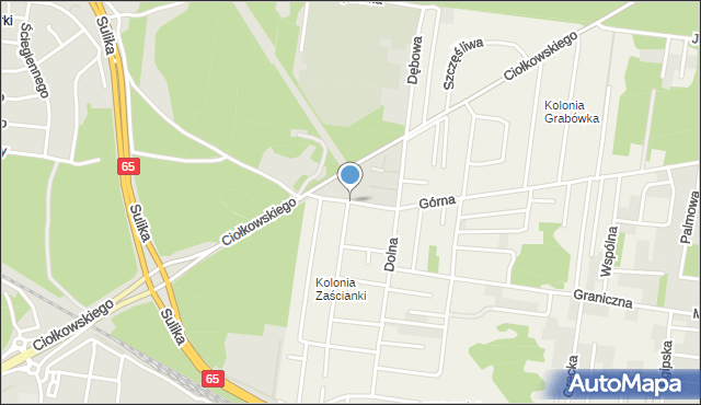 Zaścianki gmina Grabówka, Polna, mapa Zaścianki gmina Grabówka