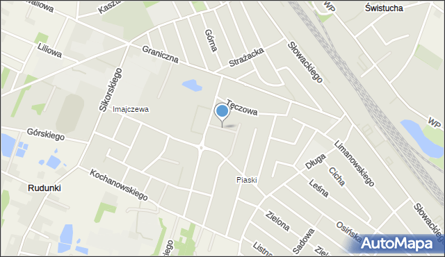 Aleksandrów Kujawski, Promienna, mapa Aleksandrów Kujawski
