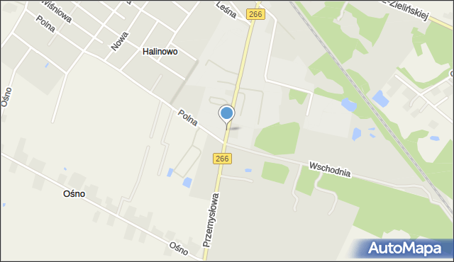 Aleksandrów Kujawski, Przemysłowa, mapa Aleksandrów Kujawski