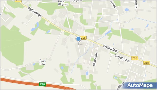 Bojano, Promienna, mapa Bojano