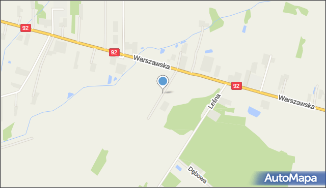 Broszków, Przemysłowa, mapa Broszków