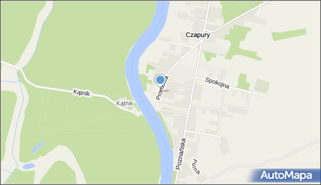 Czapury, Promowa, mapa Czapury
