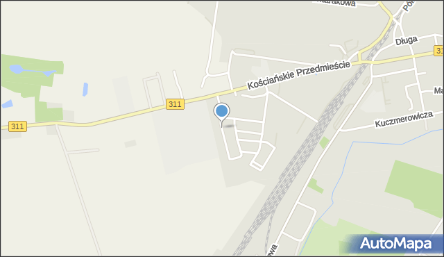 Czempiń, Przedszkolna, mapa Czempiń
