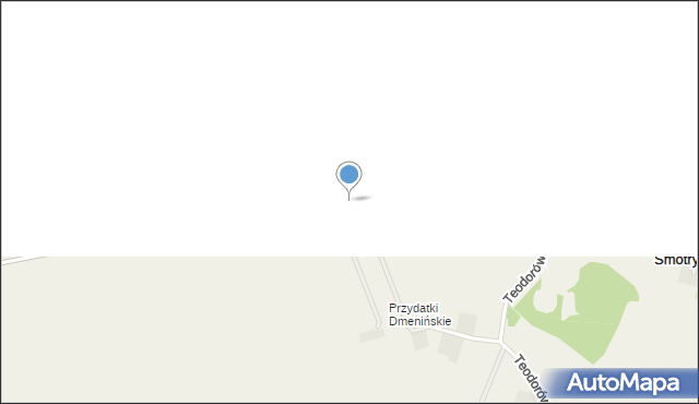 Dmenin, Przydatki Dmenińskie, mapa Dmenin