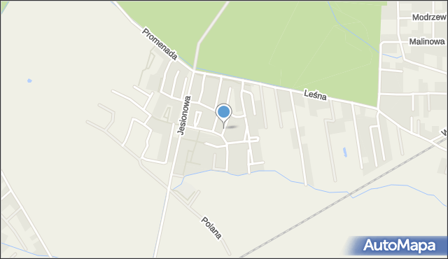 Dopiewiec, Promyk, mapa Dopiewiec