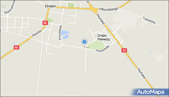 Drobin, Przyszłość, mapa Drobin
