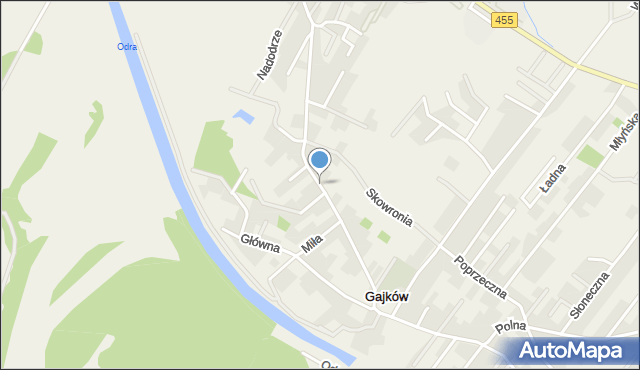 Gajków, Przedszkolna, mapa Gajków