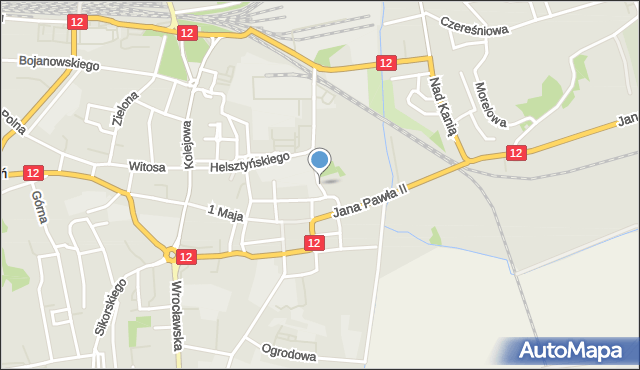 Gostyń, Przy Farze, mapa Gostyń