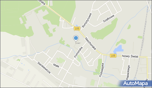 Gryfice, Przestrzenna, mapa Gryfice