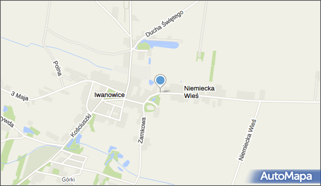 Iwanowice, Przedmieście, mapa Iwanowice