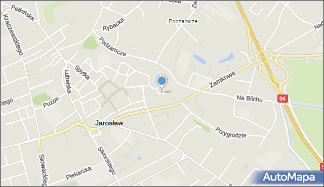 Jarosław, Przyrynek, mapa Jarosławia