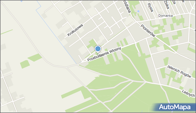 Jazgarzew, Przebudzenia Wiosny, mapa Jazgarzew