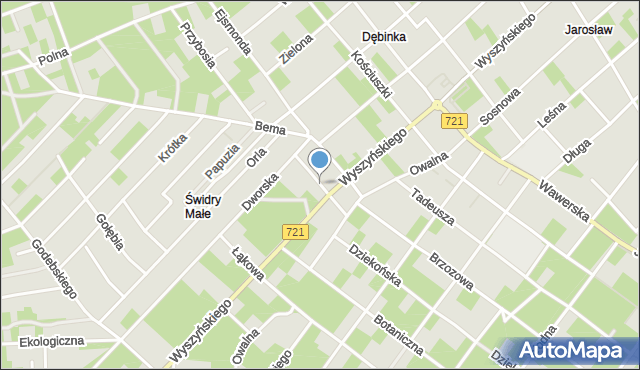 Józefów powiat otwocki, Prusa, mapa Józefów powiat otwocki