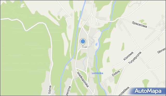 Karpacz, Przemysłowa, mapa Karpacz