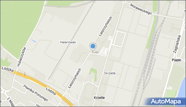 Kielce, Przygodna, mapa Kielc