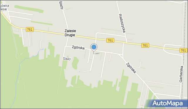 Kielce, Przegony, mapa Kielc