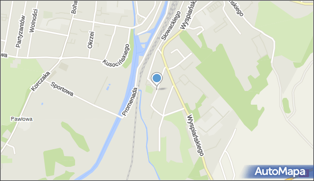 Kłodzko, Przerwy-Tetmajera Kazimierza, mapa Kłodzka