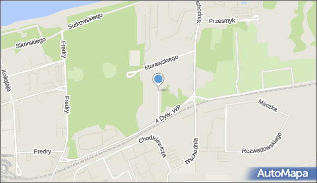 Kołobrzeg, Przybylskiego Ignacego, ks., mapa Kołobrzegu