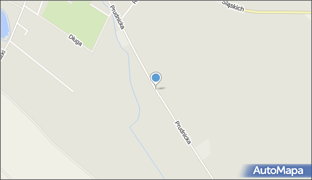 Korfantów, Prudnicka, mapa Korfantów
