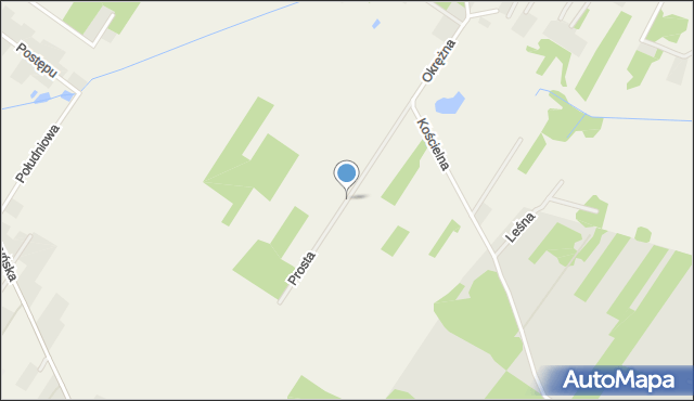 Kotorydz, Prosta, mapa Kotorydz