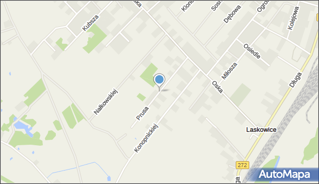 Laskowice gmina Jeżewo, Prusa Bolesława, mapa Laskowice gmina Jeżewo