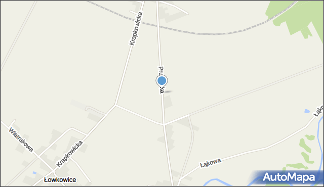 Łowkowice gmina Strzeleczki, Prudnicka, mapa Łowkowice gmina Strzeleczki
