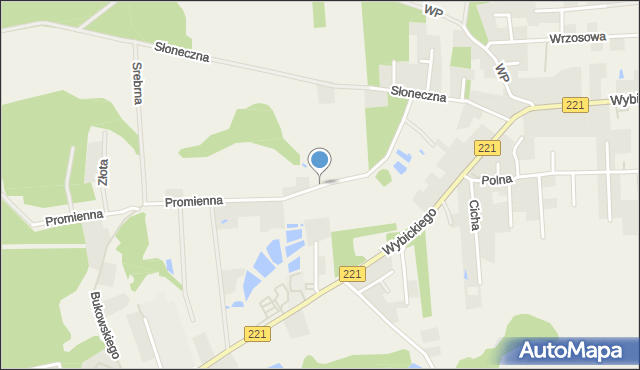 Lublewo Gdańskie, Promienna, mapa Lublewo Gdańskie