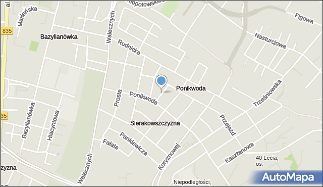 Lublin, Przelot, mapa Lublina