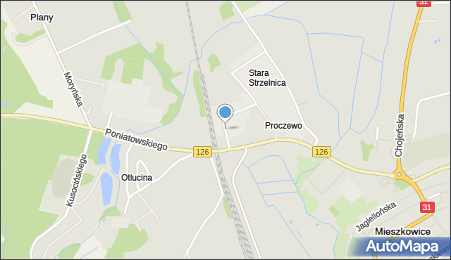 Mieszkowice powiat gryfiński, Przemysłowa, mapa Mieszkowice powiat gryfiński