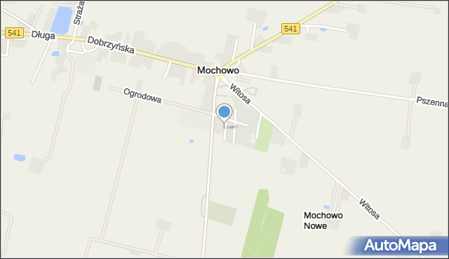 Mochowo powiat sierpecki, Prusa Bolesława, mapa Mochowo powiat sierpecki