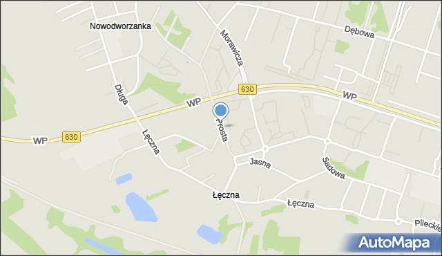 Nowy Dwór Mazowiecki, Prosta, mapa Nowy Dwór Mazowiecki