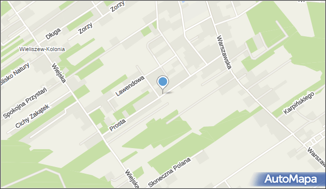 Olszewnica Stara, Prosta, mapa Olszewnica Stara