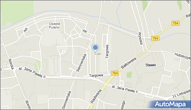 Ostrowiec Świętokrzyski, Przesmyk, mapa Ostrowiec Świętokrzyski
