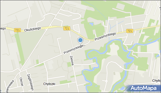 Piaseczno, Przesmyckiego, mapa Piaseczno