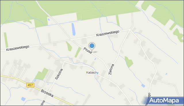 Popielów powiat opolski, Prusa, mapa Popielów powiat opolski