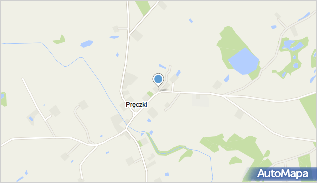 Pręczki, Pręczki, mapa Pręczki