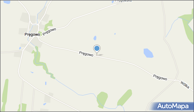 Pręgowo gmina Kętrzyn, Pręgowo, mapa Pręgowo gmina Kętrzyn